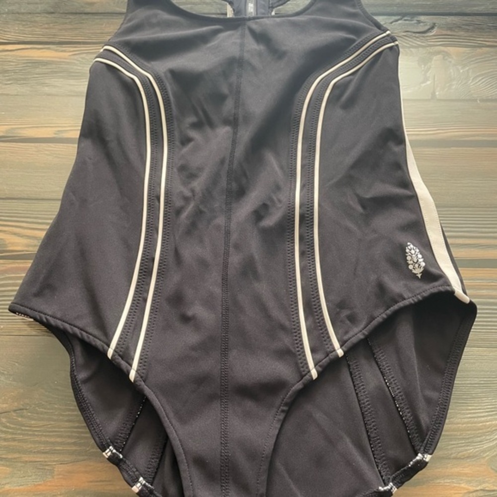 Free people movement Black One-Piece Swimsuit